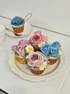 Cupcakes aux fleurs
